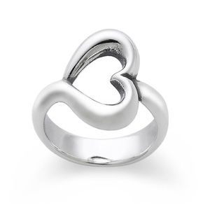 James Avery Abounding Heart Ring size 6
